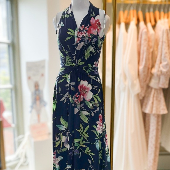 Chaps Floral Sleeveless Dress - Picture 7 of 9